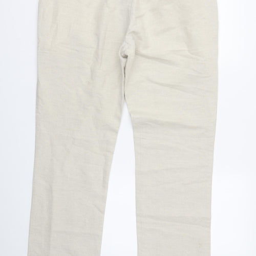 John Lewis Womens Beige   Trousers  Size 36 in L33 in