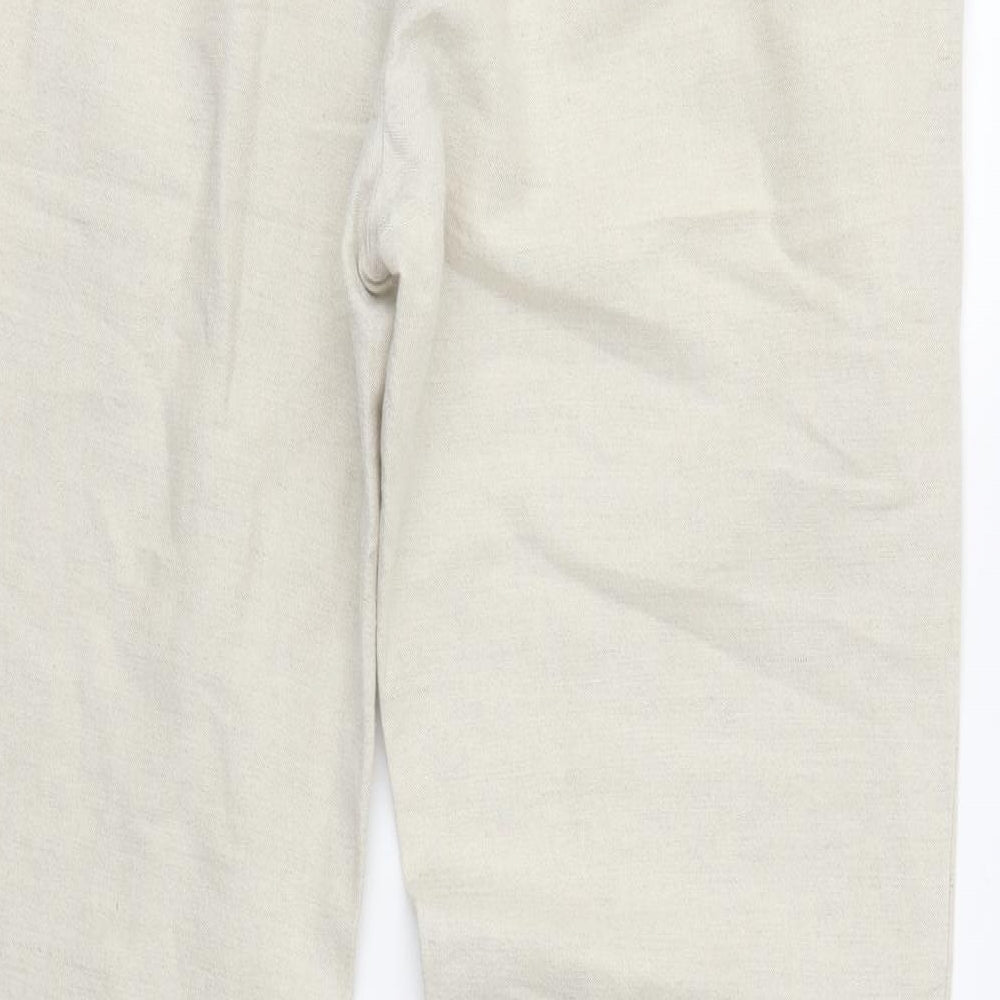John Lewis Womens Beige   Trousers  Size 36 in L33 in