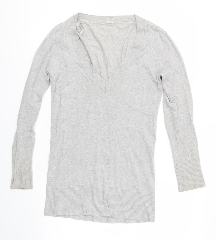New Look Womens Grey Pullover Jumper Size 12