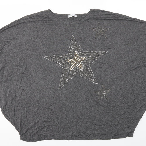Diverse Womens Grey   Basic Polo Size 2XL