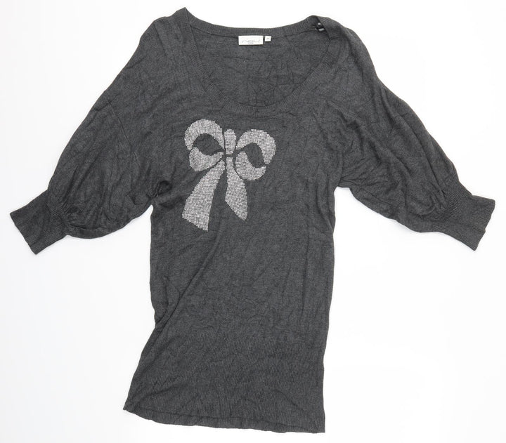 New Look Womens Grey   Pullover Jumper Size 10