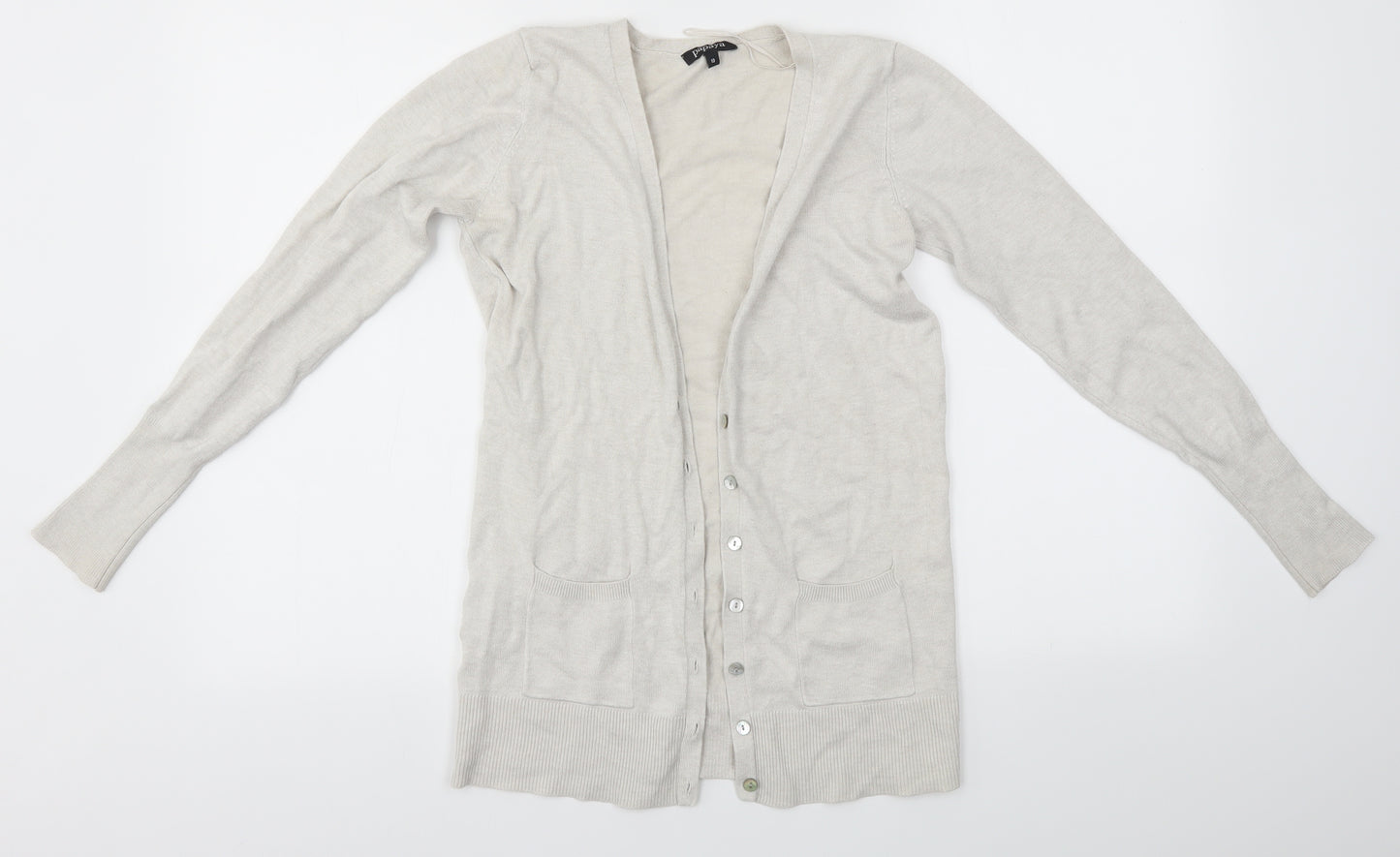 Matalan Womens Grey   Cardigan Jumper Size 10