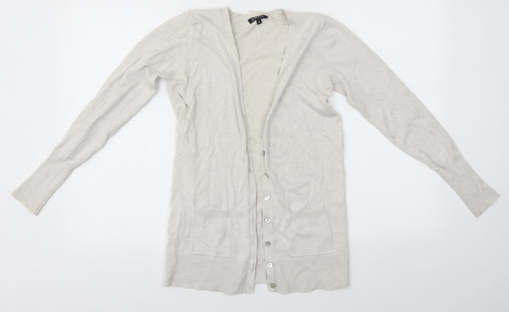 Matalan Womens Grey   Cardigan Jumper Size 10