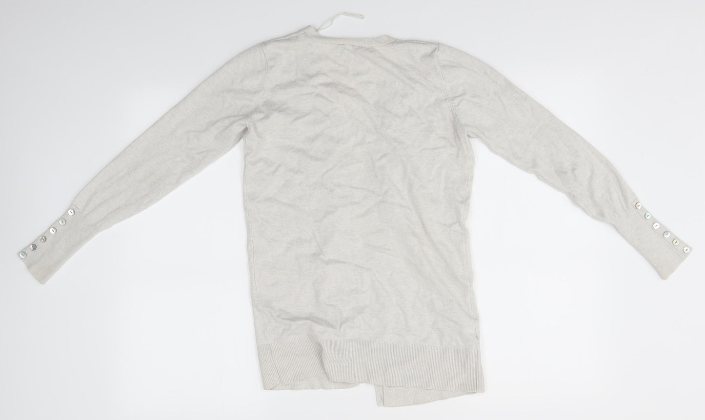 Matalan Womens Grey   Cardigan Jumper Size 10