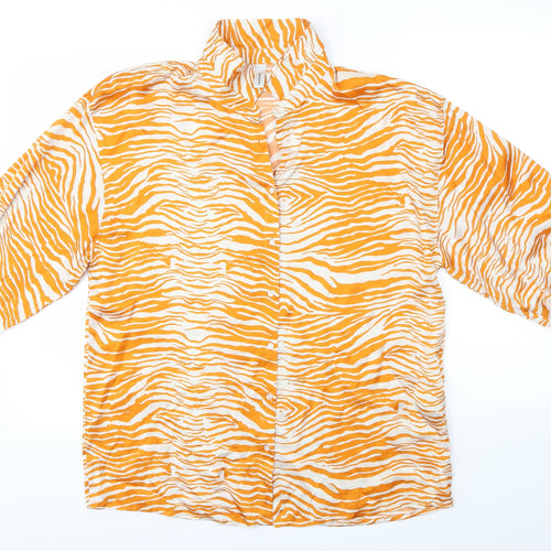 Soyaconcept Mens Multicoloured Animal Print   Button-Up Size M