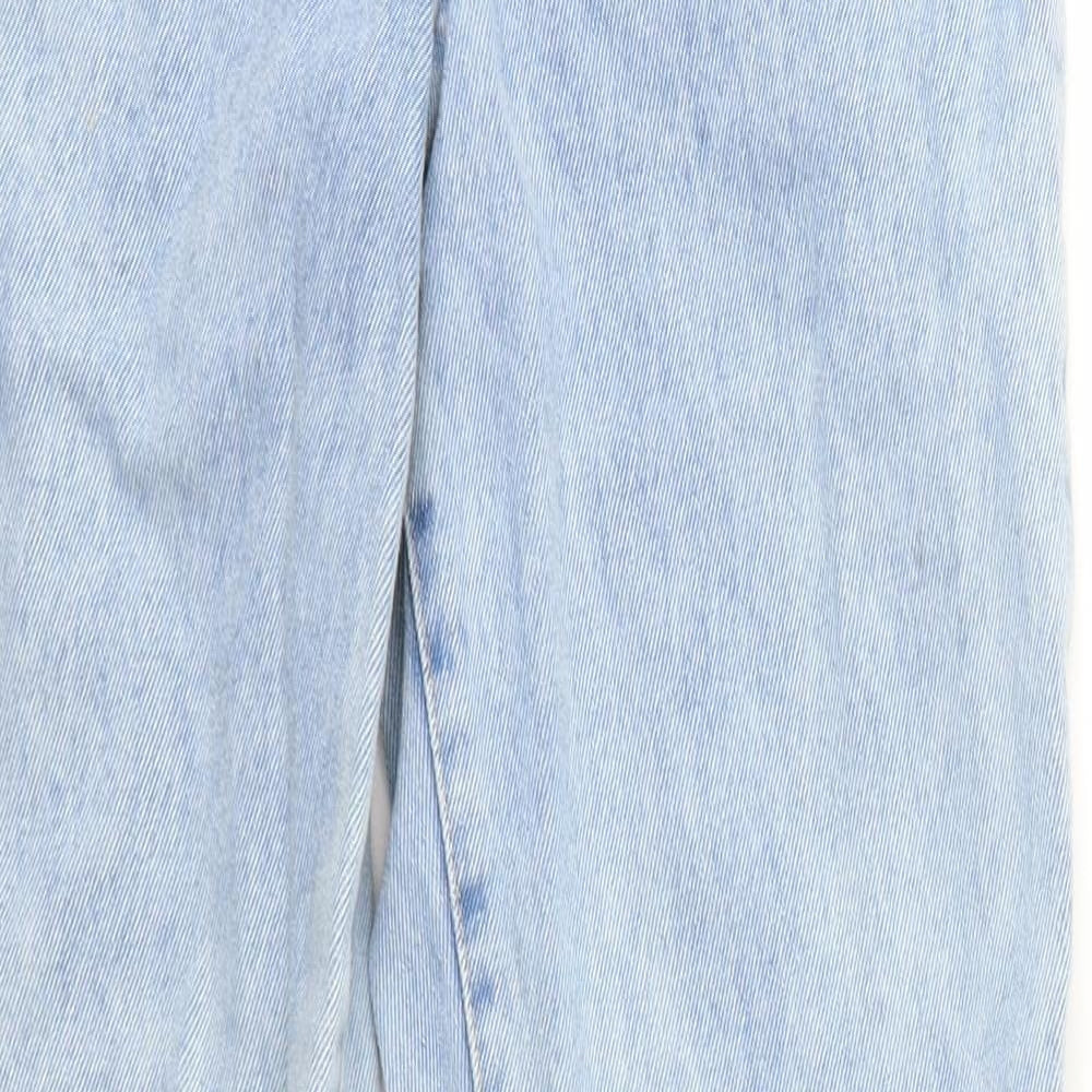 Boohoo Womens Blue   Straight Jeans Size 4 L30 in