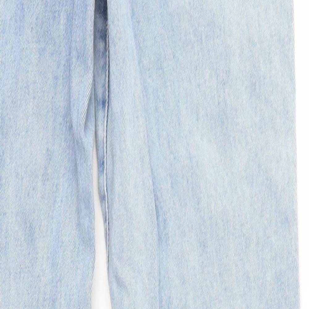Boohoo Womens Blue   Straight Jeans Size 4 L30 in