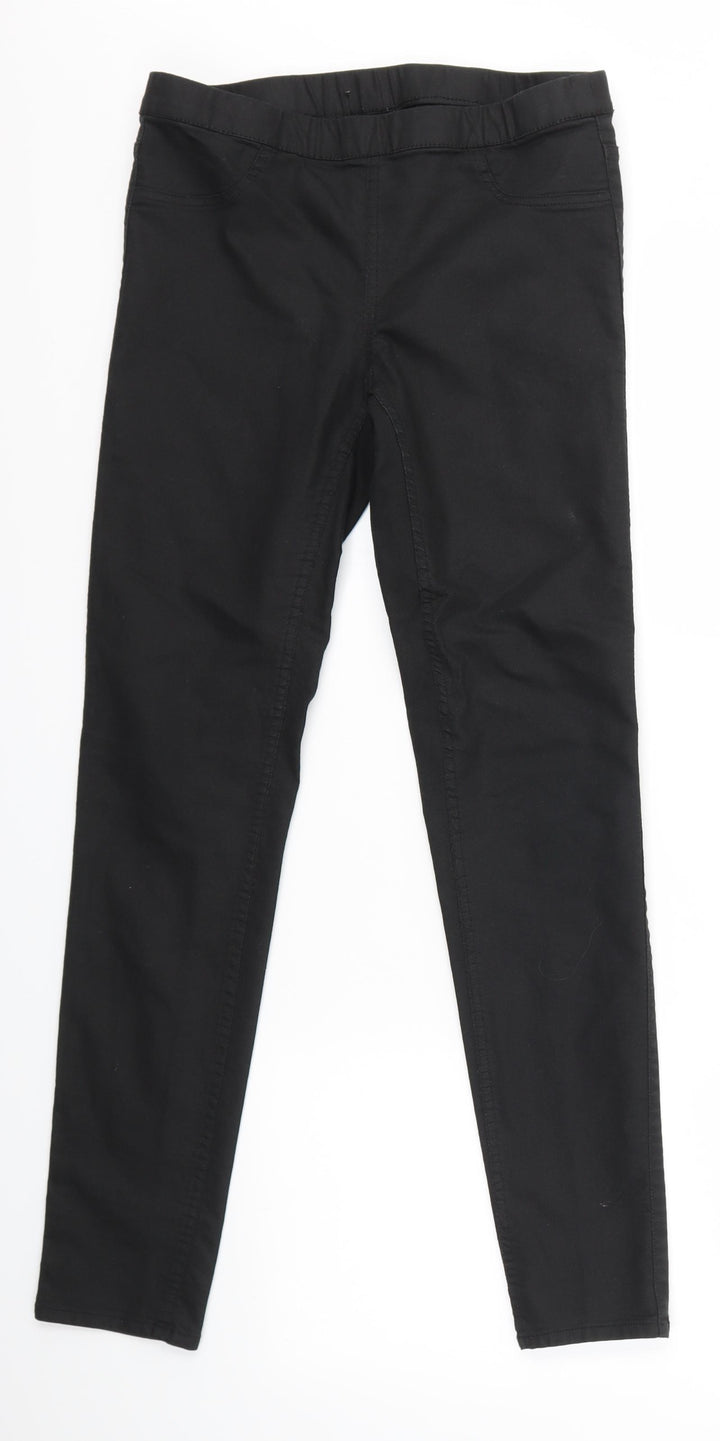 H&M Womens Black Skinny Jeans Size 8 L29 in