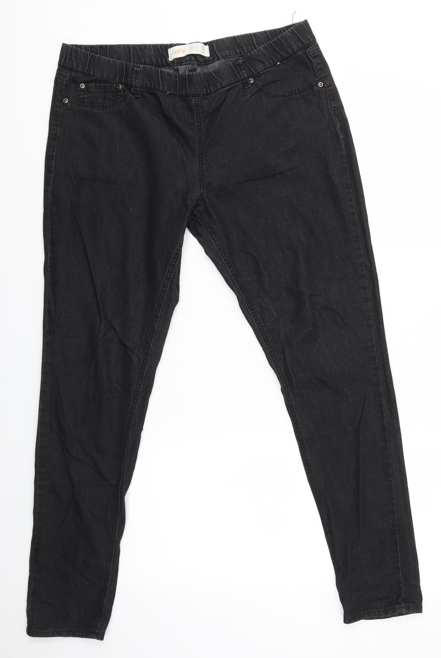 Primark Womens Grey   Skinny Jeans Size 16 L29 in