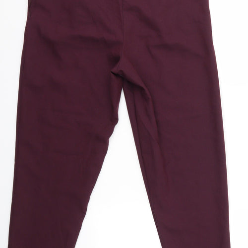 New Look Womens Purple   Dress Pants Trousers Size 8 L26 in