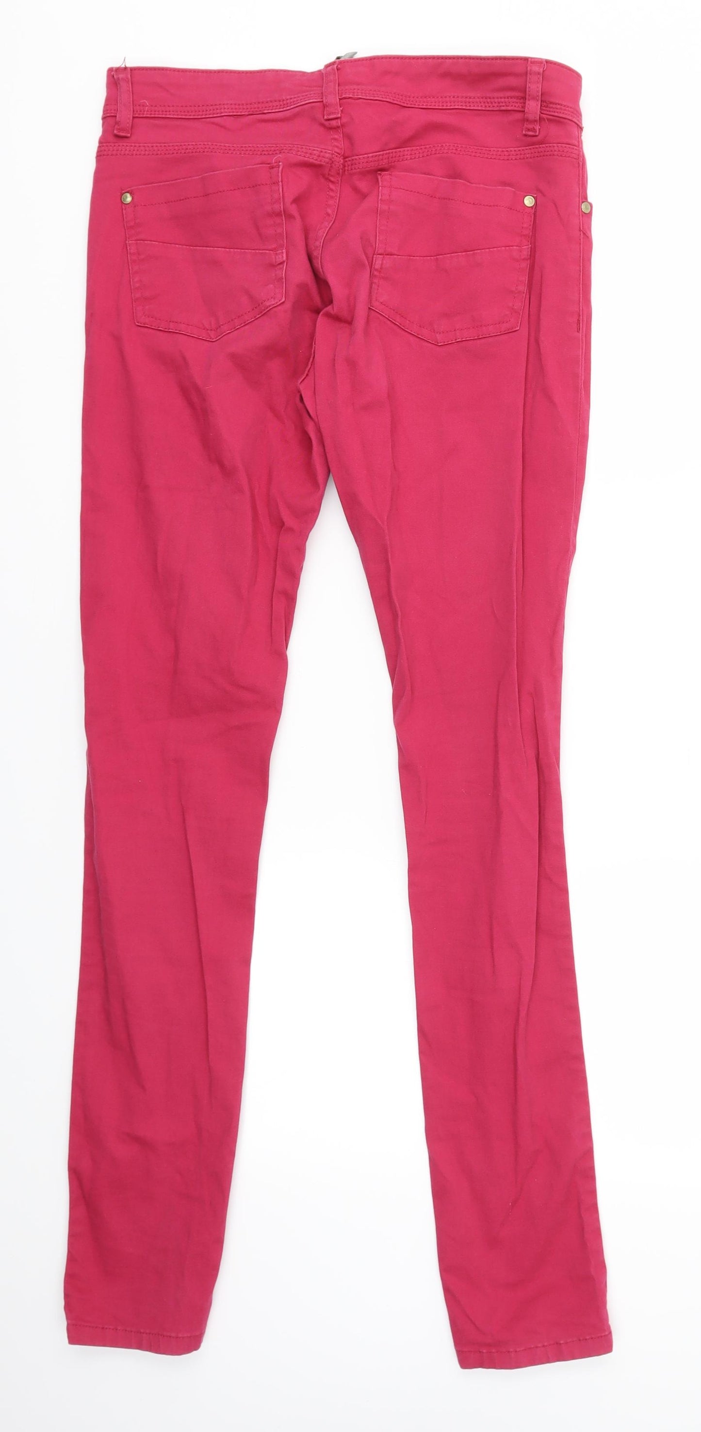 Primark Womens Pink   Skinny Jeans Size 10 L31 in