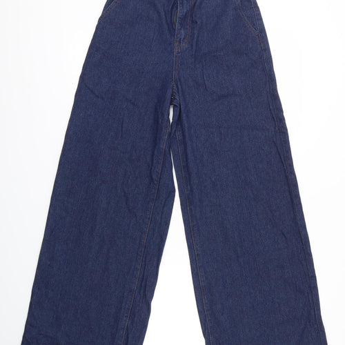 Pretty Little Thing  Womens Blue   Flared Jeans Size 4 L28 in