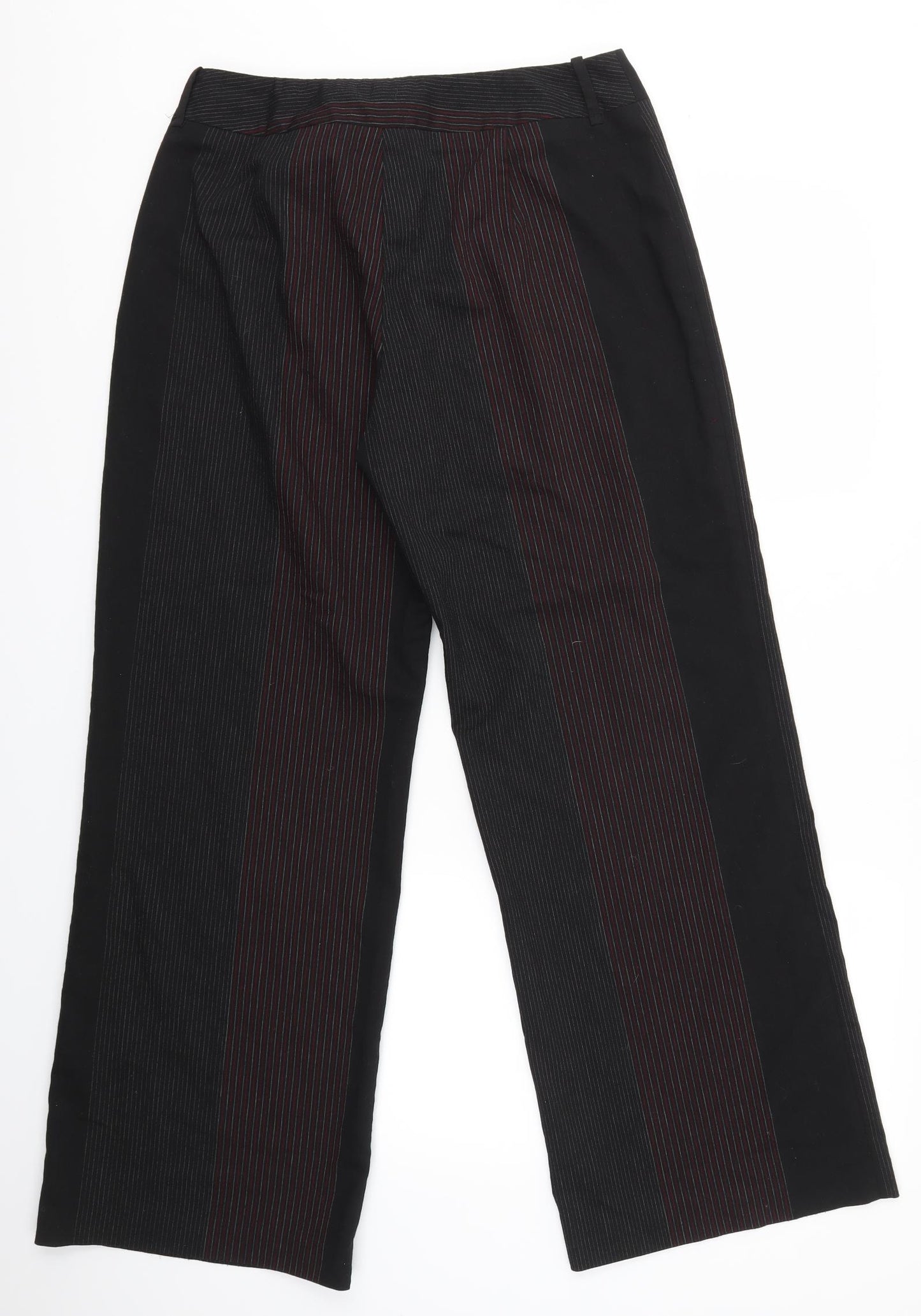 M&S Womens Multicoloured   Dress Pants Trousers Size 16 L30 in