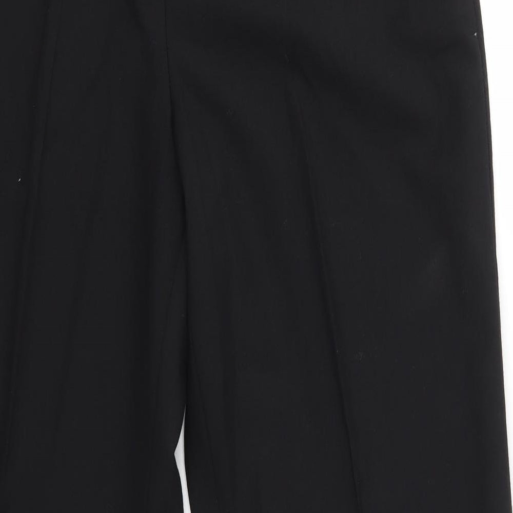 GIORGIO PARRI Womens Black   Dress Pants Trousers Size 16 L28 in - 100% LANA