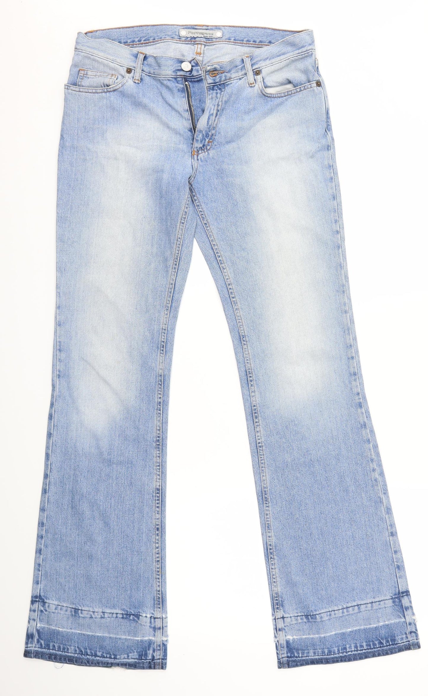 Fornarina Womens Blue   Bootcut Jeans Size 30 in L32 in