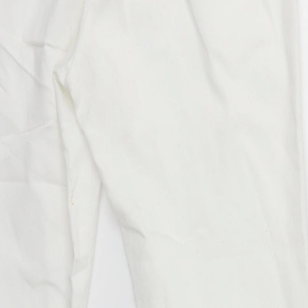 H&M Womens White   Skinny Jeans Size 14 L28 in
