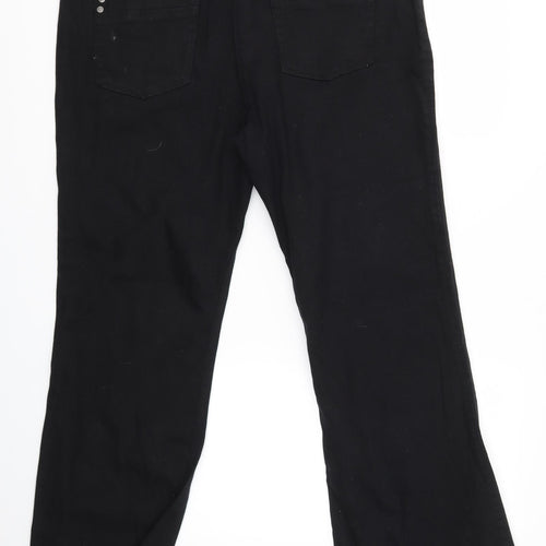 M&Co Womens Black   Bootcut Jeans Size 18 L29 in