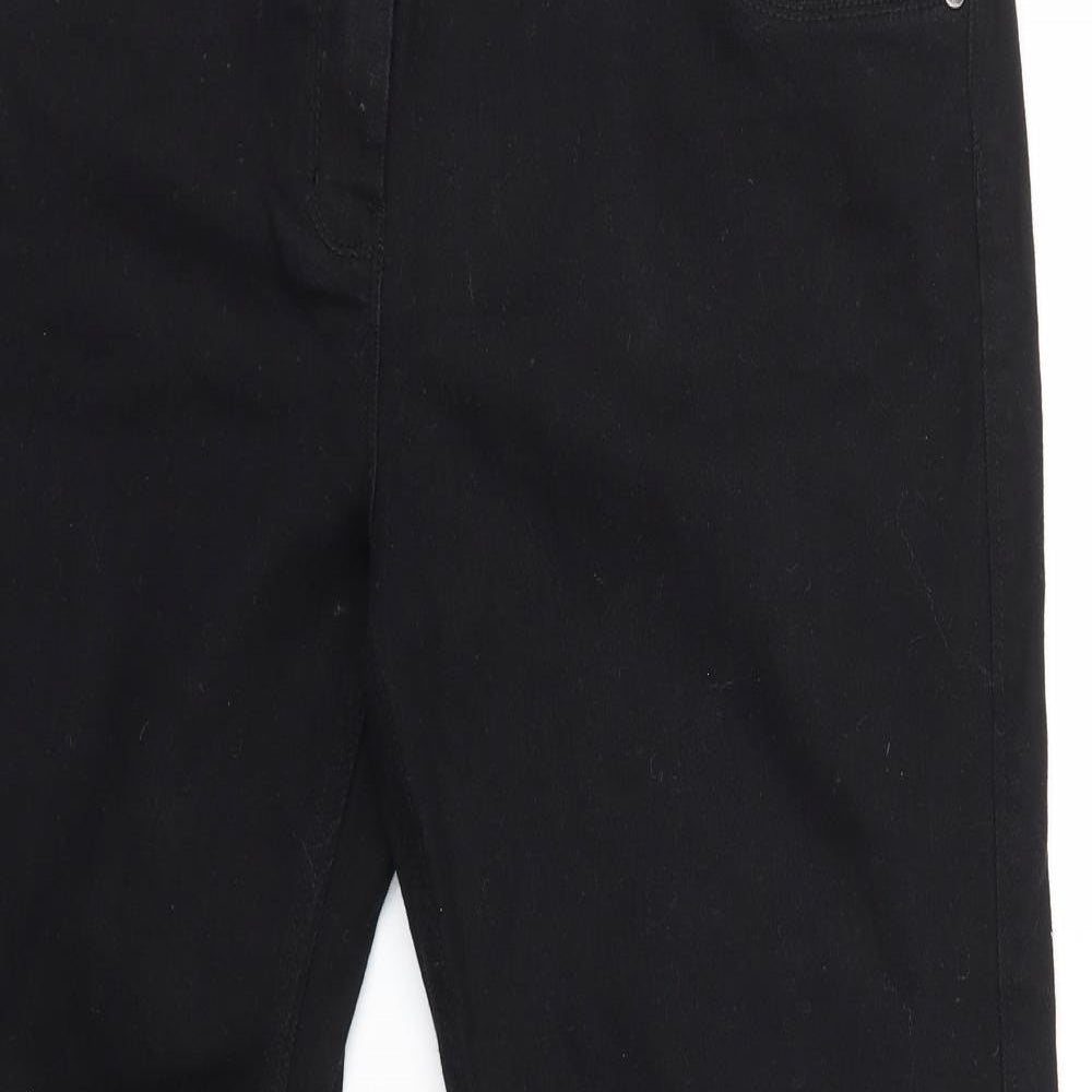 M&Co Womens Black   Bootcut Jeans Size 18 L29 in