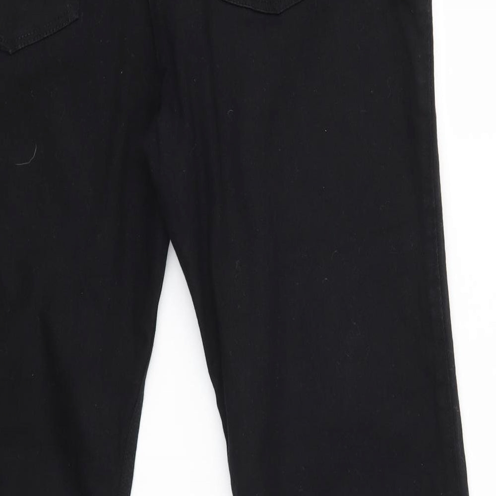 M&Co Womens Black   Bootcut Jeans Size 18 L29 in