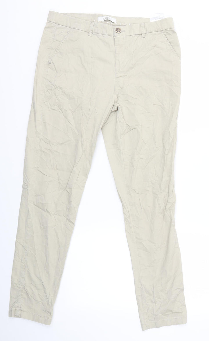 Clockhouse Womens Beige Trousers Size 10 L28 in