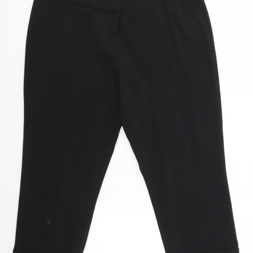 Matalan Womens Black   Dress Pants Trousers Size 14 L21 in