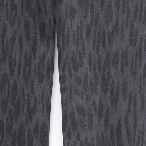 Redial Womens Multicoloured Animal Print  Skinny Jeans Size 6 L27 in