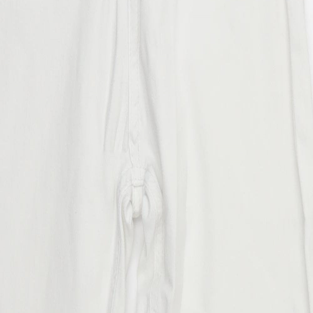 Topshop Womens White   Skinny Jeans Size 30 in L32 in