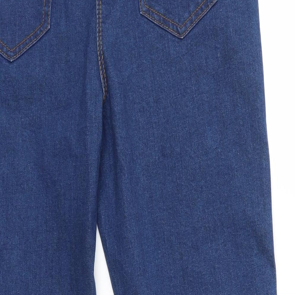 M&Co Womens Blue   Bootcut Jeans Size 10 L25 in - Short