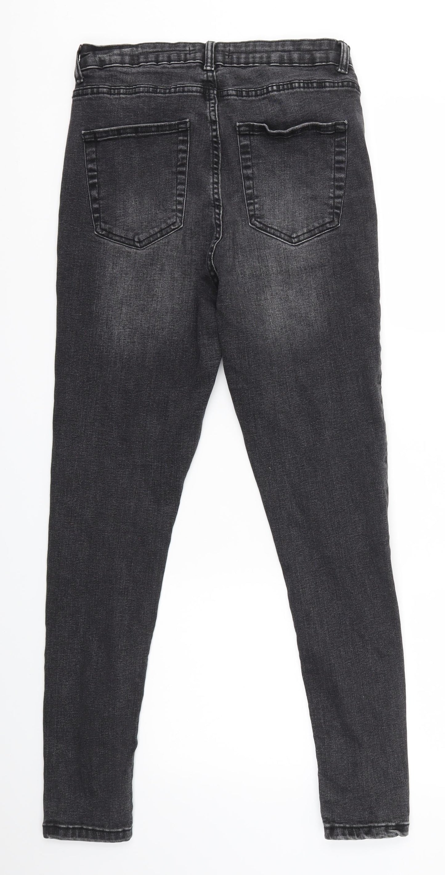 Primark Womens Grey   Skinny Jeans Size 16 L28 in