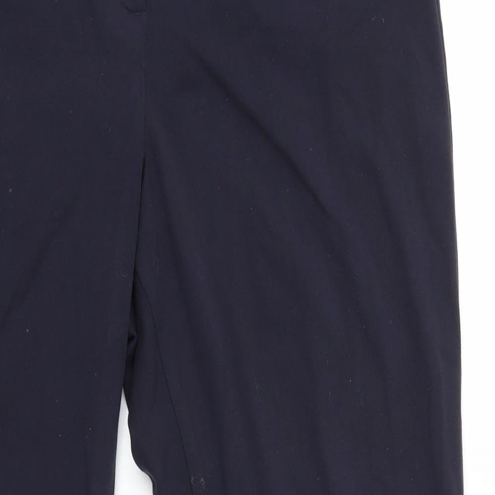M&S Womens Blue   Dress Pants Trousers Size 12 L31 in