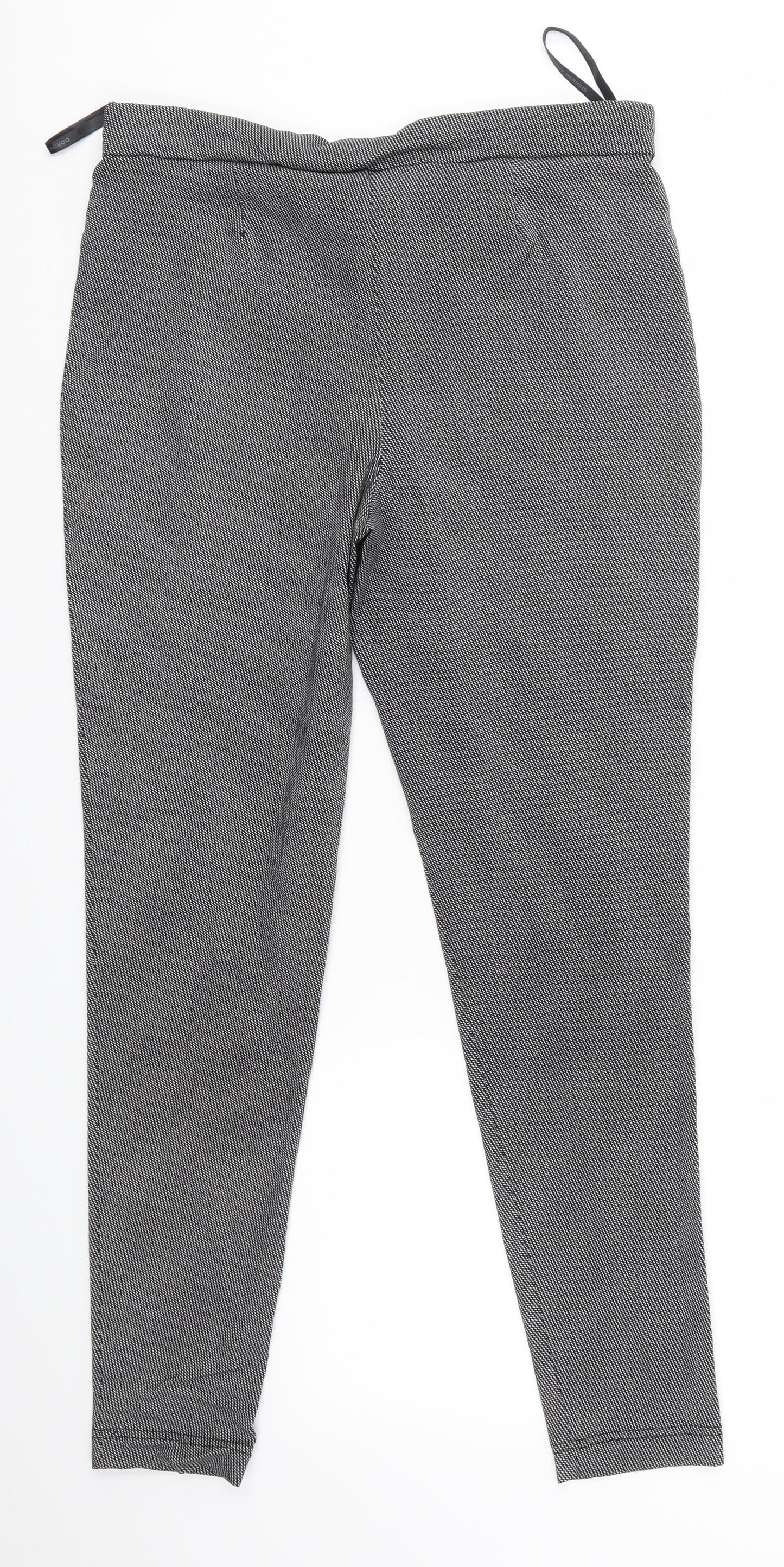 Dorothy Perkins Womens Grey   Trousers  Size 14 L26 in