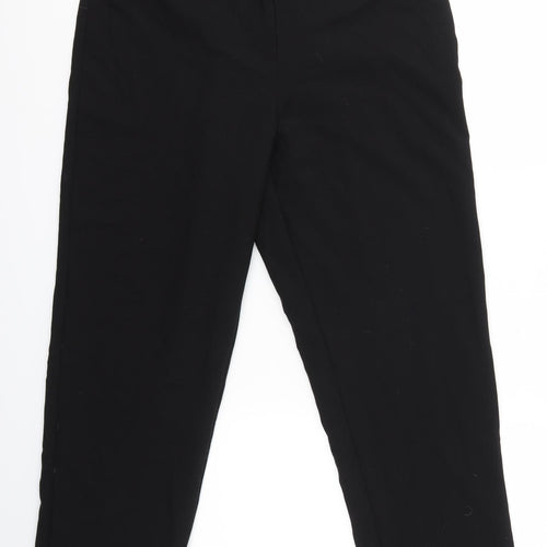slimma Womens Black   Dress Pants Trousers Size 14 L28 in