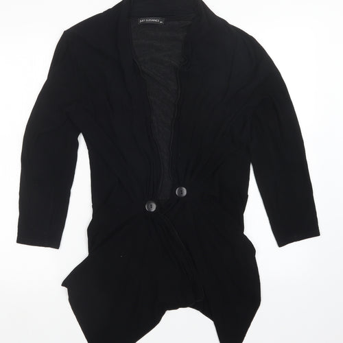 Just Elegance Womens Black   Cardigan Jumper Size M