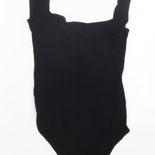 PRETTYLITTLETHING Womens Black   Bodysuit One-Piece Size 6