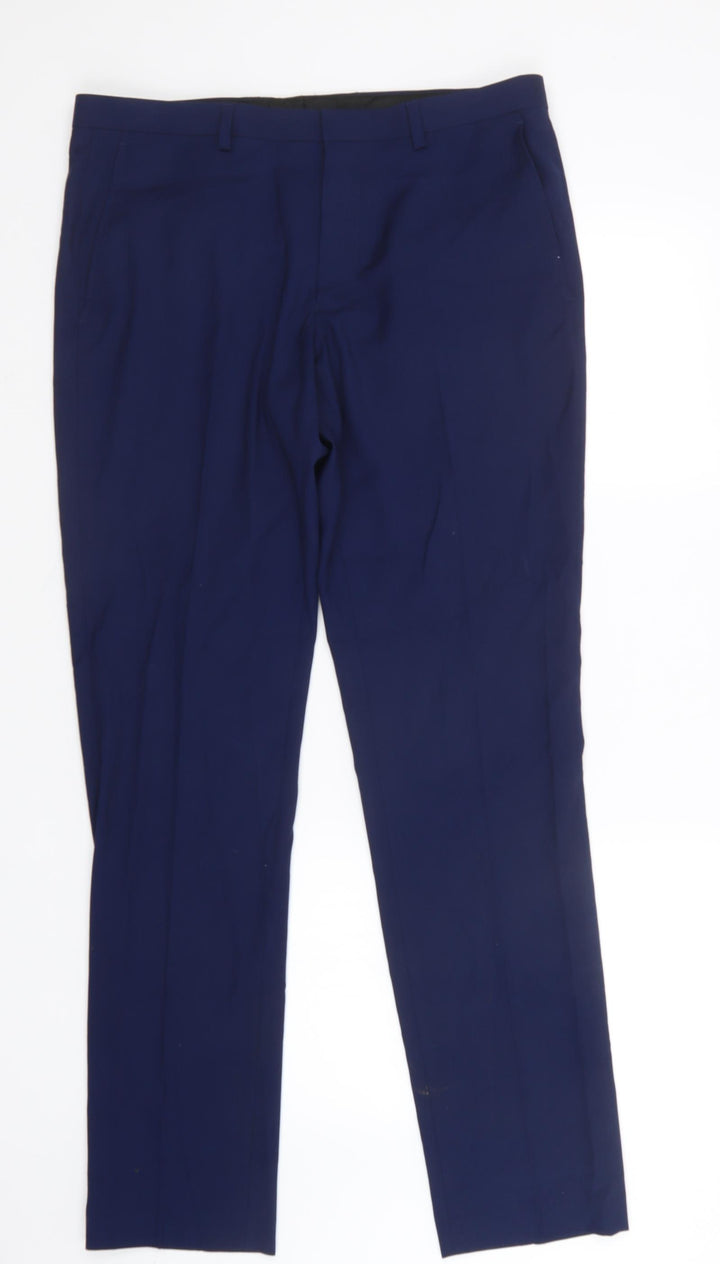 Burton Womens Blue Trousers Size 34 L31 in
