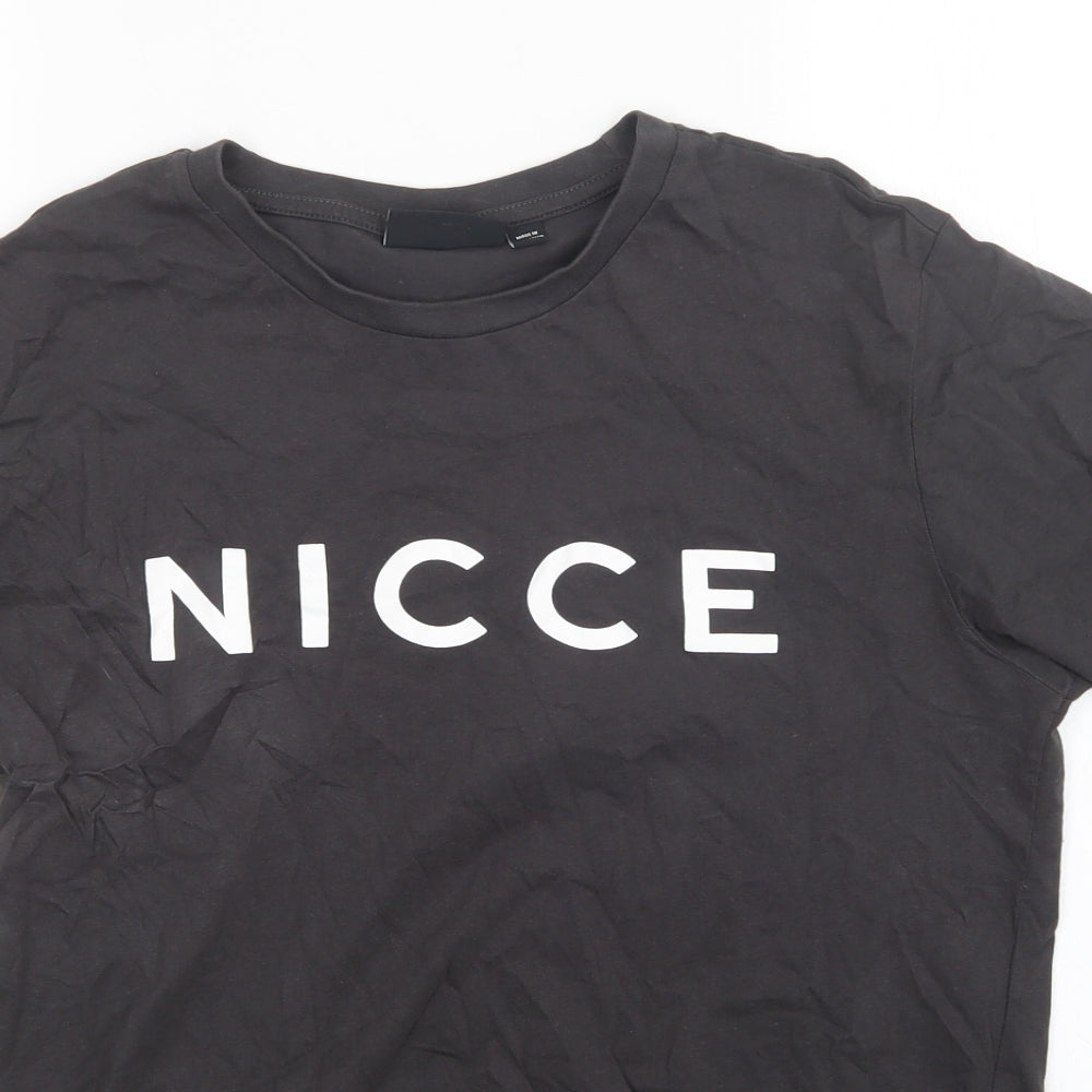 NICCE Mens Grey    T-Shirt Size M
