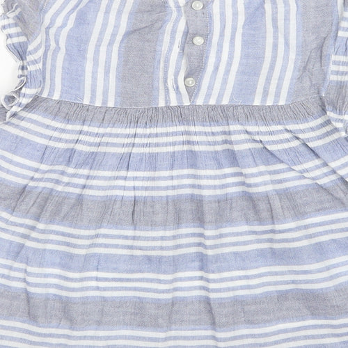 Matalan Girls Multicoloured Striped  A-Line  Size 7 Years