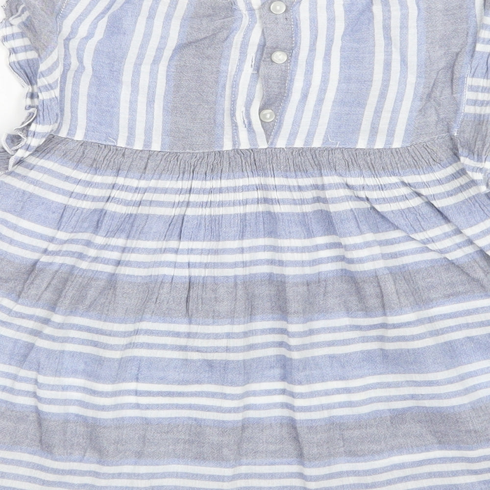 Matalan Girls Multicoloured Striped  A-Line  Size 7 Years