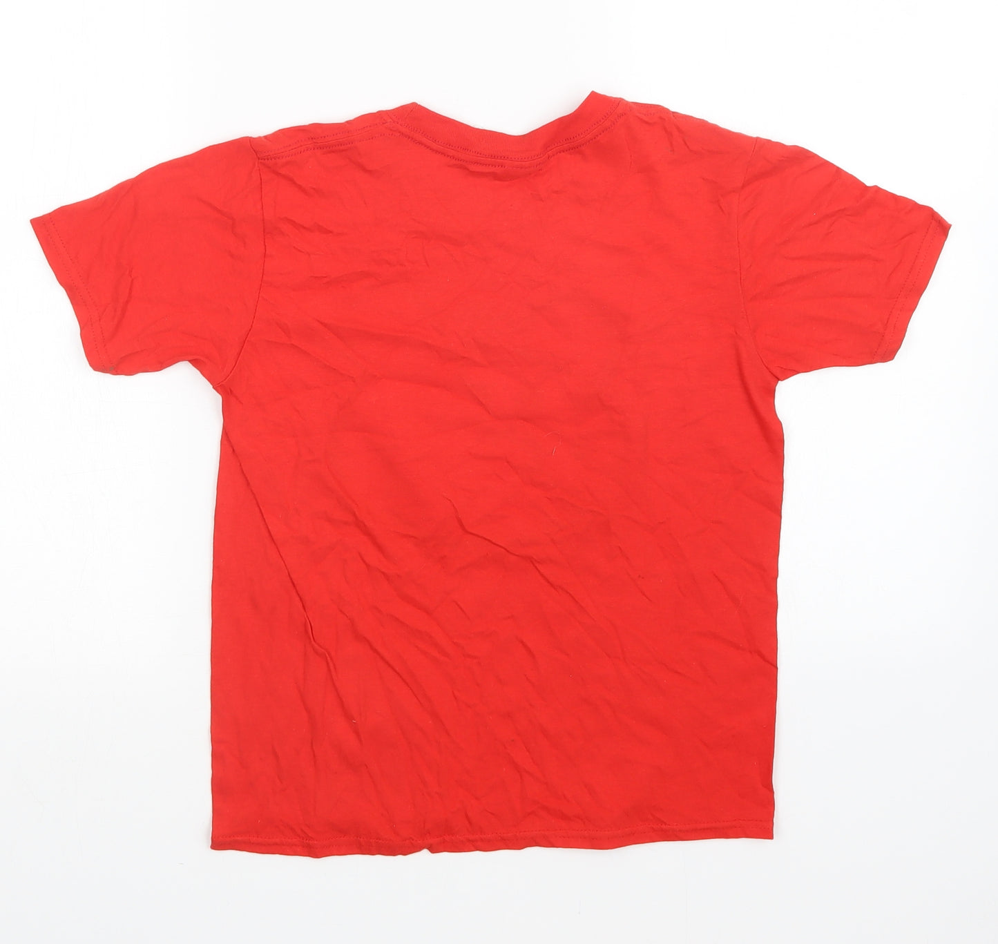 Gilden Girls Red   Basic T-Shirt Size L