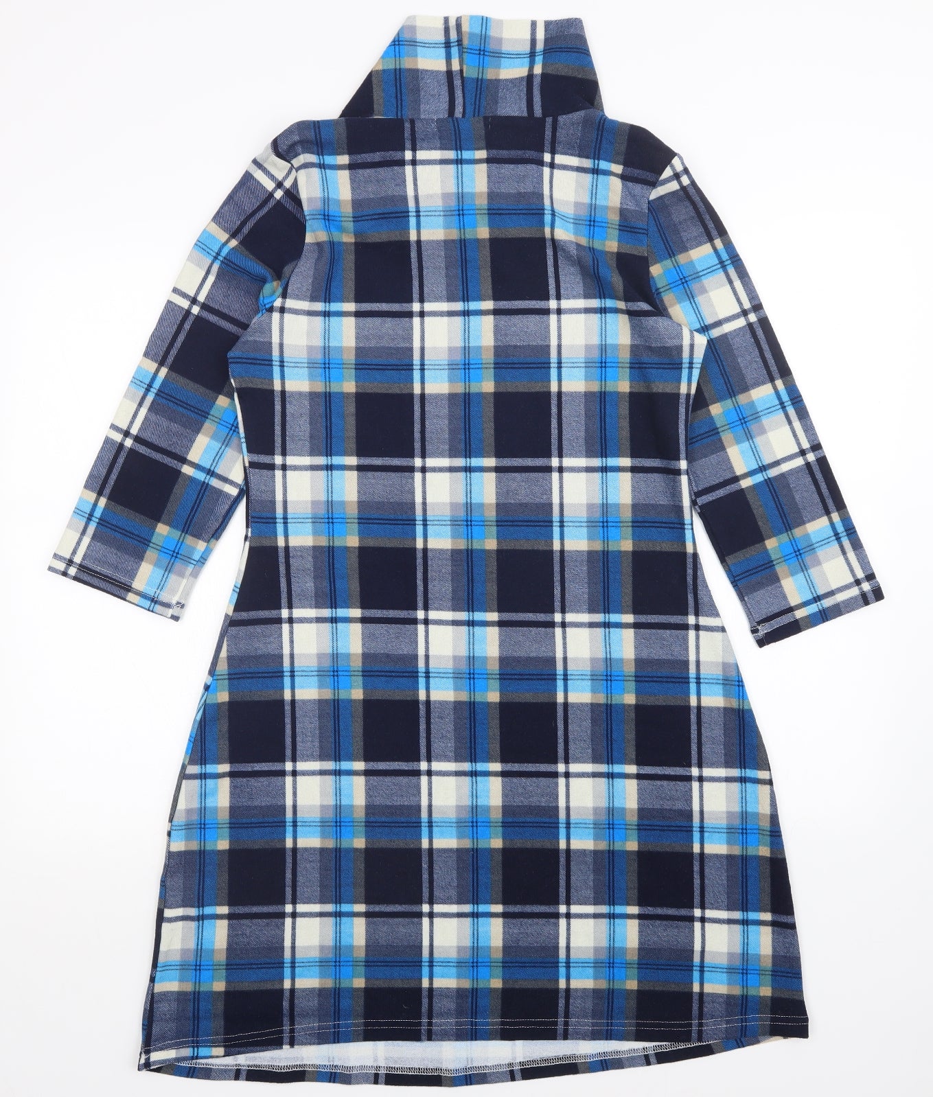Cerulean Womens Multicoloured Plaid  Jumper Dress  Size S