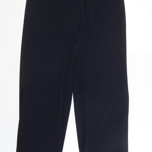 M&S Womens Black   Trousers  Size 10 L33 in