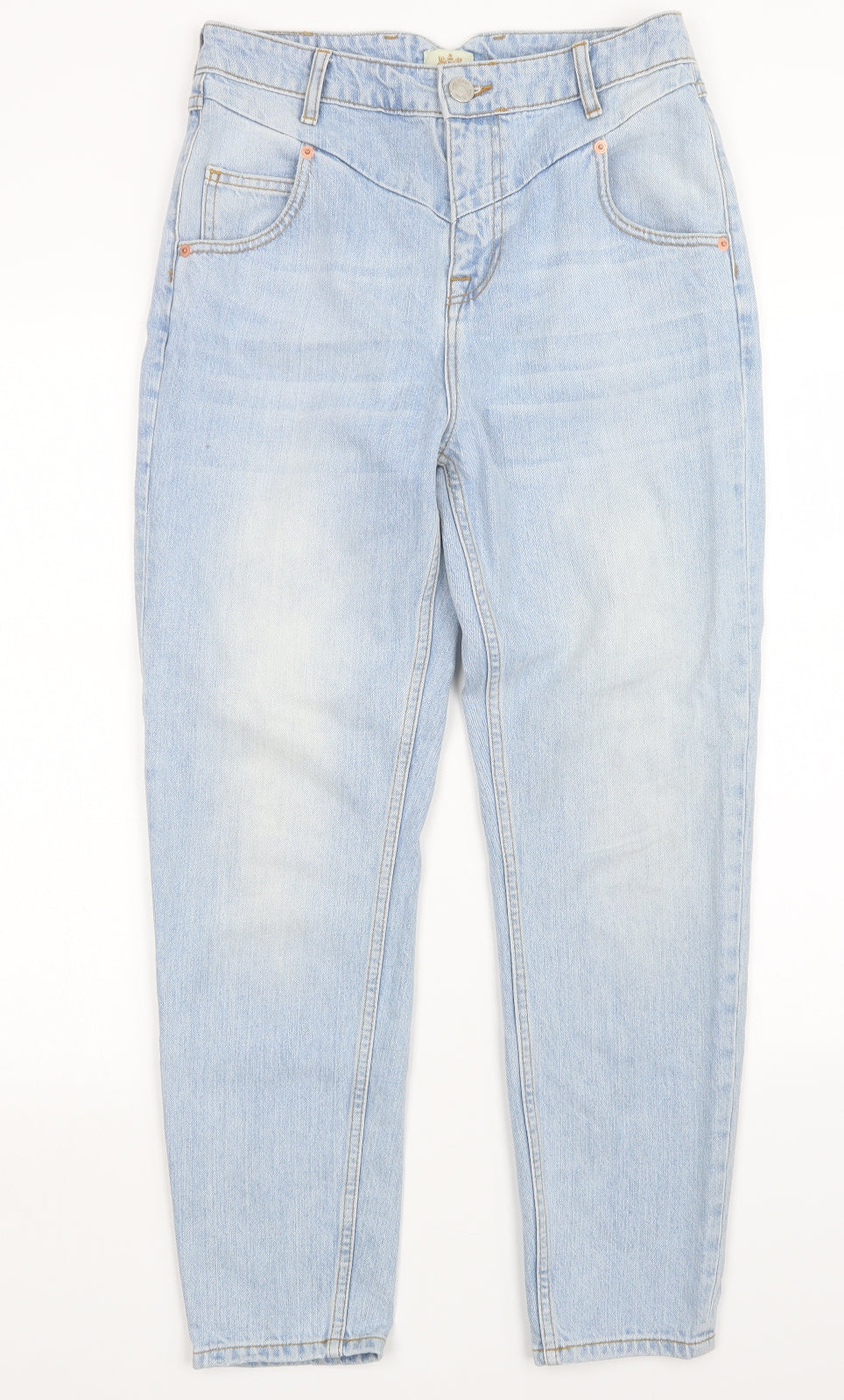 River Island Womens Blue   Mom Jeans Size 10 L27 in