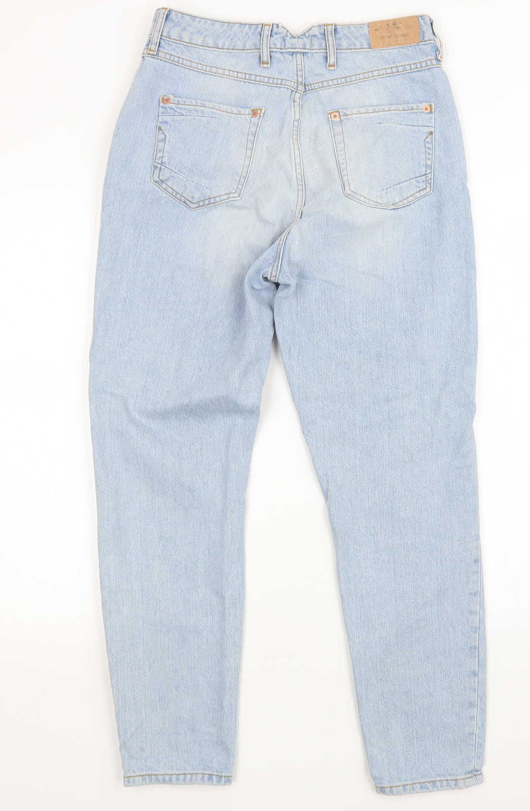 River Island Womens Blue   Mom Jeans Size 10 L27 in