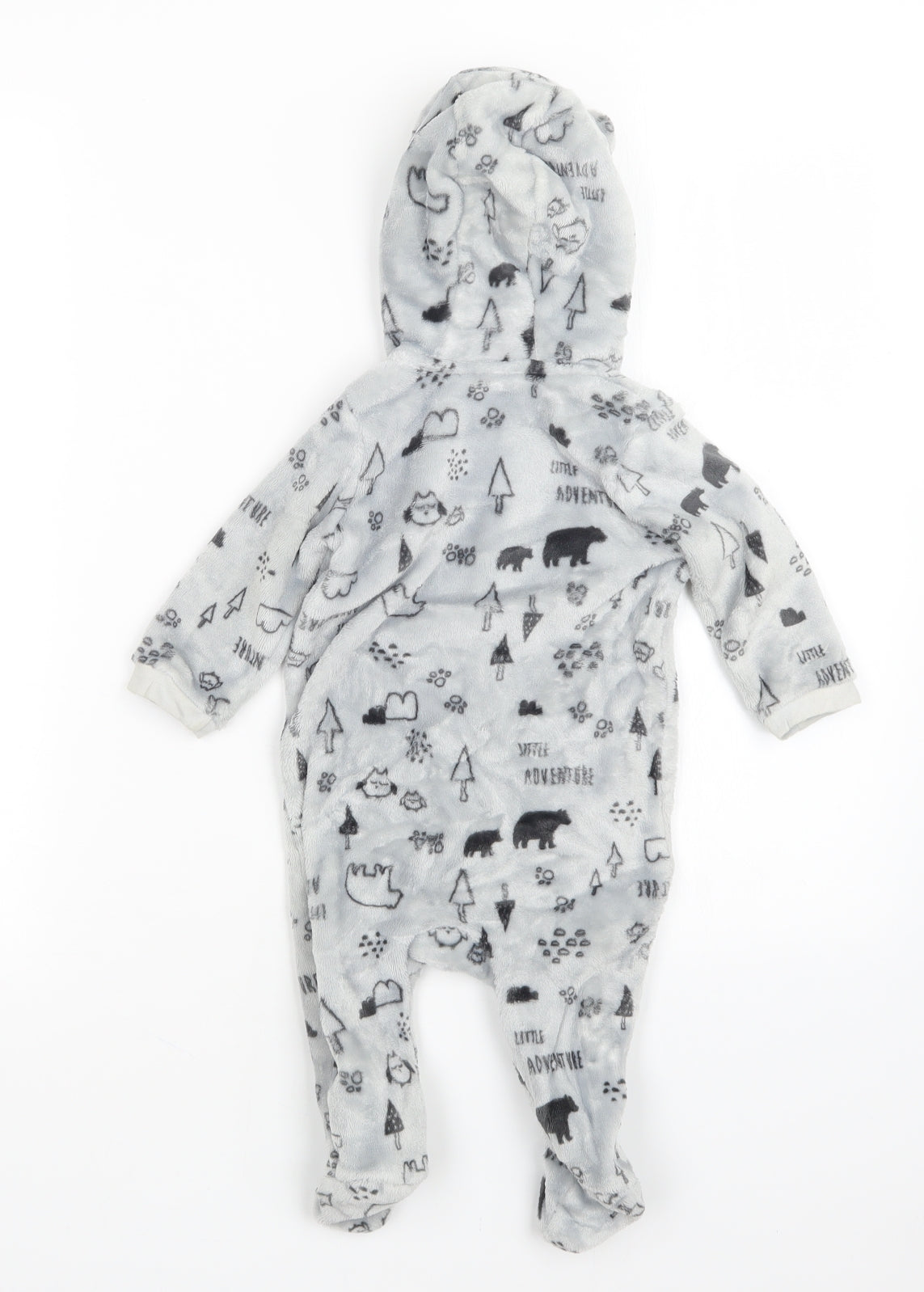 Matalan Boys Green Animal Print   One Piece Size 6-9 Months