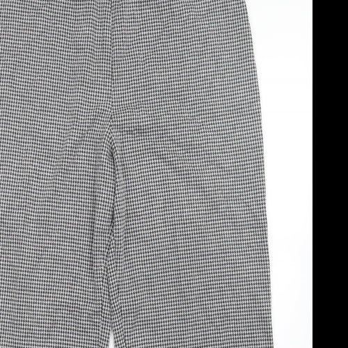 M&S Womens Multicoloured Check  Trousers  Size 20 L27 in