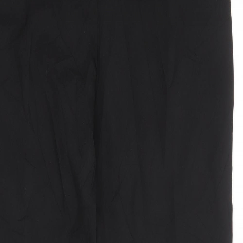 Papaya Womens Black   Trousers  Size 14 L31 in