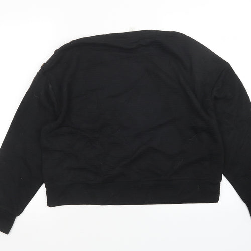 H&M Womens Black   Pullover Jumper Size M