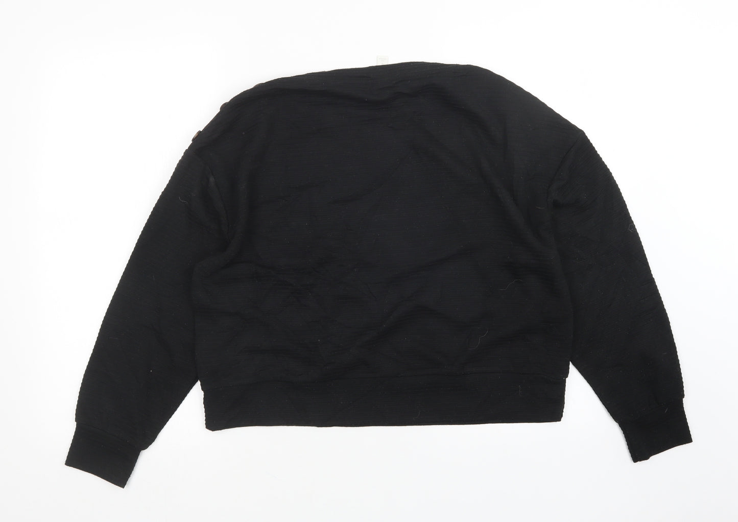 H&M Womens Black   Pullover Jumper Size M