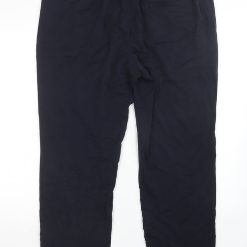 M&S Womens Blue   Trousers  Size 18 L27 in