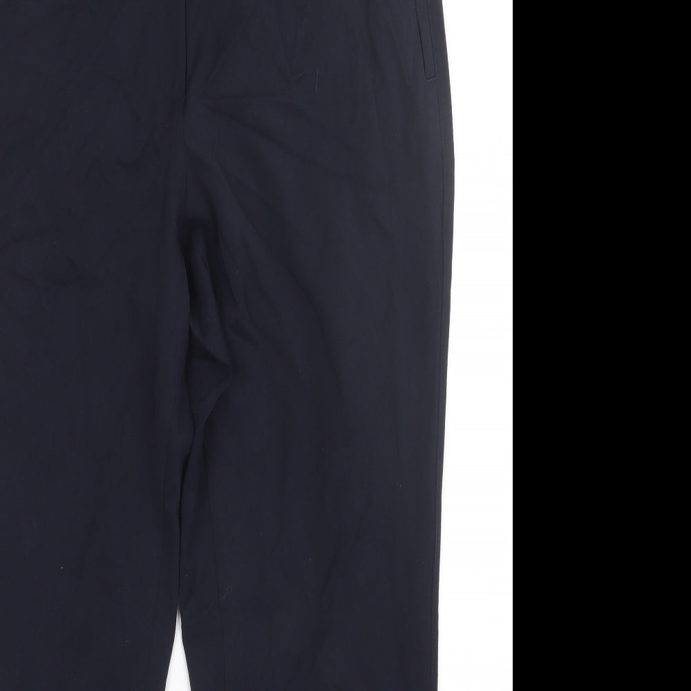 M&S Womens Blue   Trousers  Size 18 L27 in